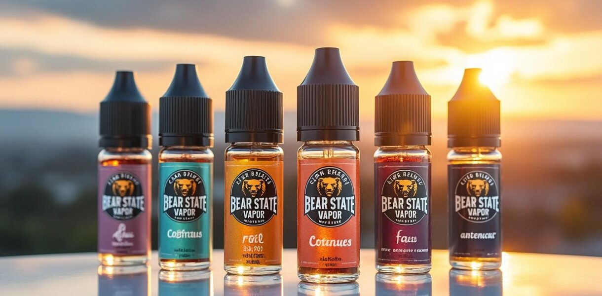 découvrez les e-liquides premium de bear state vapor, une référence américaine offrant des saveurs authentiques et raffinées. offrez-vous une expérience de vape unique avec des arômes riches et une qualité supérieure.