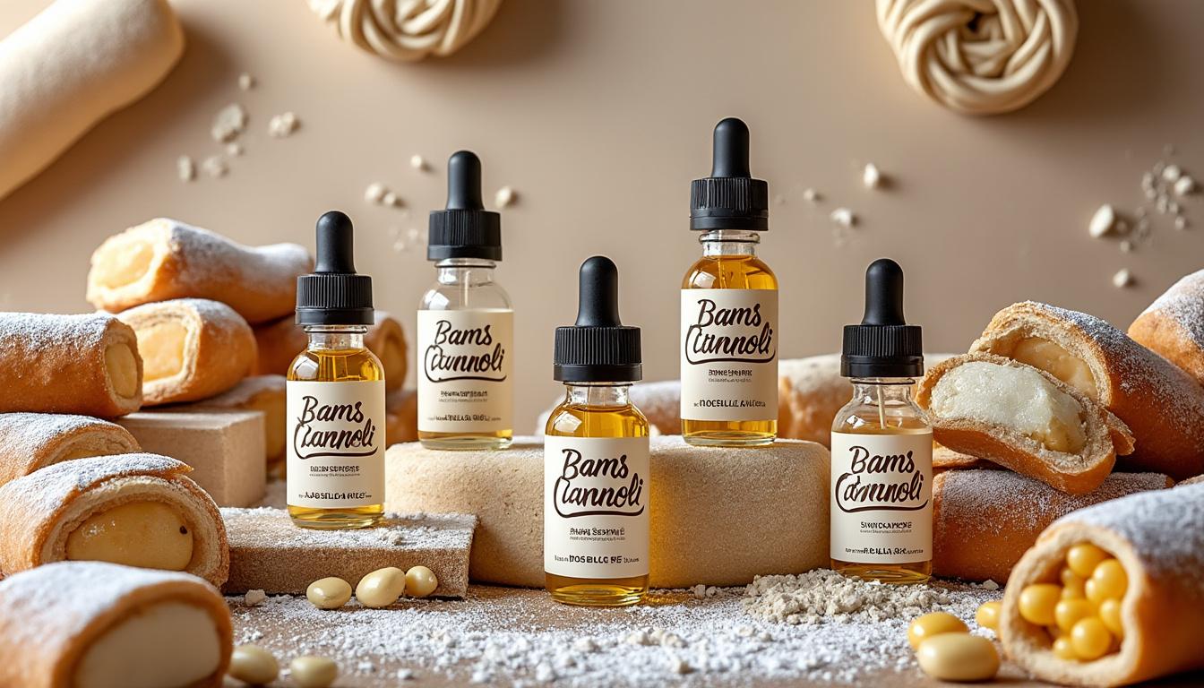 découvrez les secrets des bams cannoli, des e-liquides gourmands inspirés des célèbres pâtisseries italiennes. plongez dans un univers de saveurs sucrées où les cannolis sont à l’honneur, pour une expérience de vape unique et authentique.