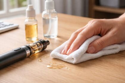 découvrez des astuces efficaces pour enlever facilement une tache de liquide de cigarette électronique sur vos vêtements et surfaces.