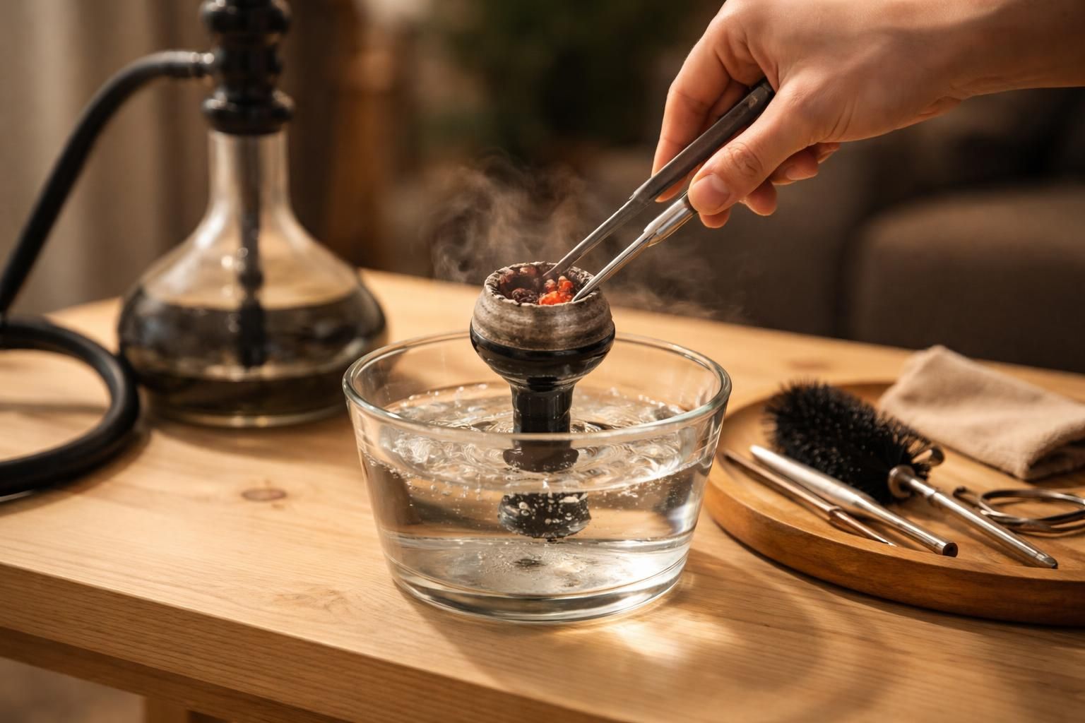 découvrez les méthodes sûres et efficaces pour éteindre votre chicha après chaque session, garantissant sécurité et propreté.