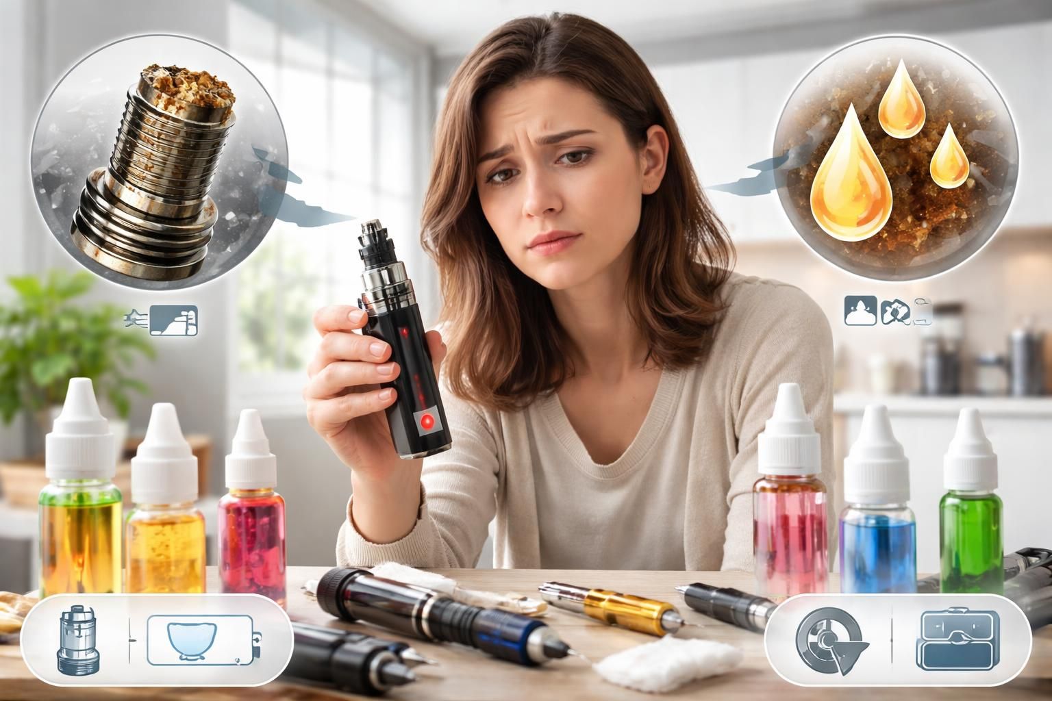 découvrez pourquoi vous ne sentez pas le goût de votre e-liquide et apprenez les causes courantes ainsi que les solutions efficaces pour retrouver une saveur optimale.