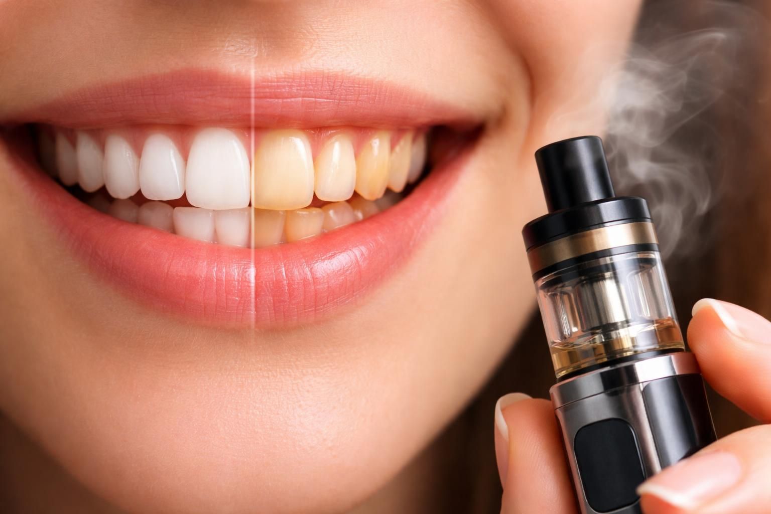 découvrez l'impact de la cigarette électronique sur le jaunissement des dents et les conseils pour maintenir un sourire éclatant malgré le vapotage.