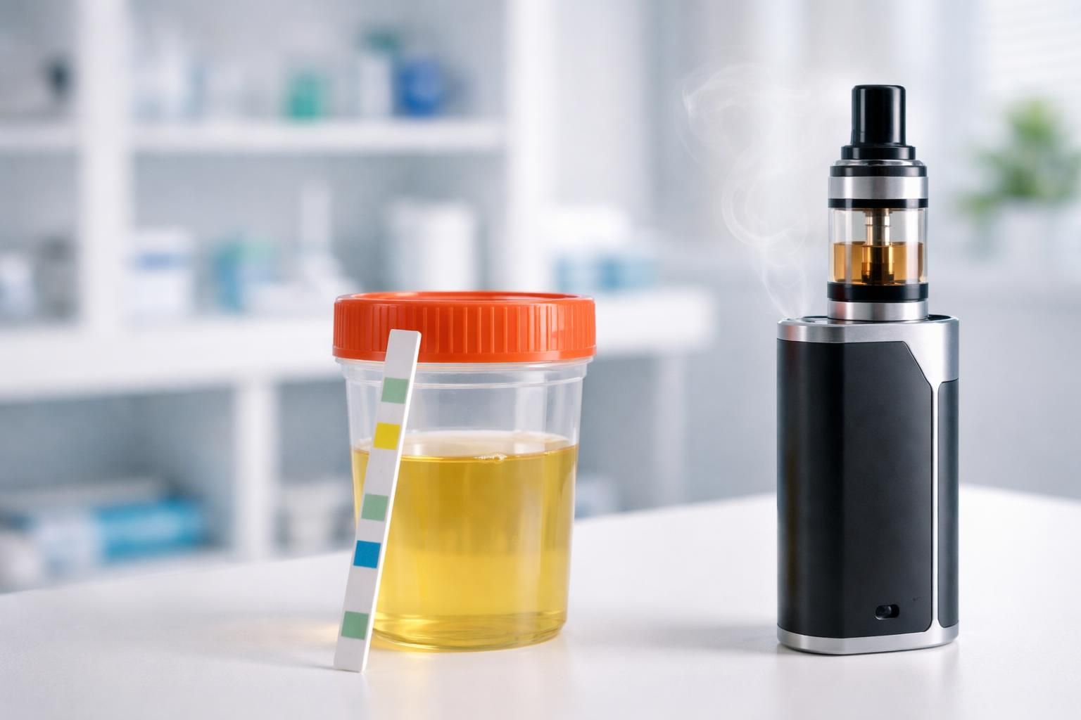 découvrez l'impact de la cigarette électronique sur le test de cotinine urinaire et comprenez comment ce test permet de détecter la consommation de nicotine.